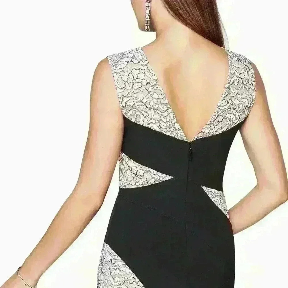 NEW! BCBGMaxazria Women’s 4 Mathilde Lace Dress NWT $298 - Picture 4 of 4